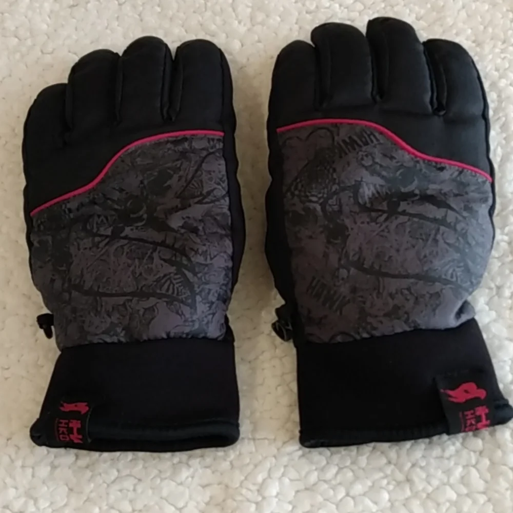 Tony Hawk Kids Winter Gloves –‎ Black/Grey – Size M/L